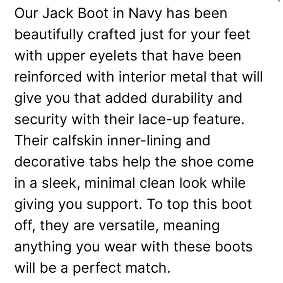 SOLD ♥️ Taft Jack Boot Navy EUC - Picture 11 of 12